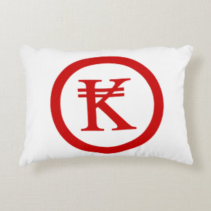 Laos Kip Lao/Laotian Money Sign Decoratief Kussen