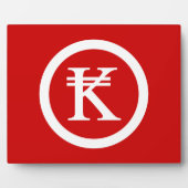 Laos Kip Lao/Laotian Money Sign Fotoplaat (Voorkant)