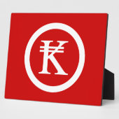 Laos Kip Lao/Laotian Money Sign Fotoplaat (Zijkant)