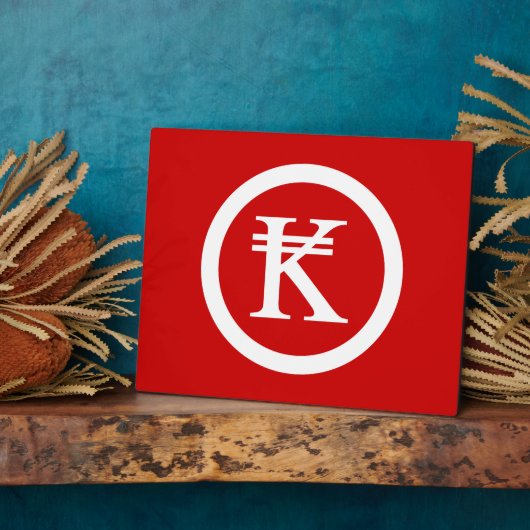 Laos Kip Lao/Laotian Money Sign Fotoplaat (Zijkant)