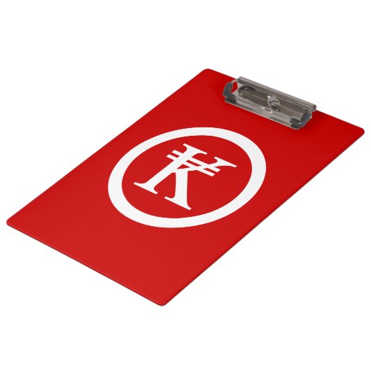 Laos Kip Lao/Laotian Money Sign Klembord (Gekanteld)