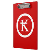 Laos Kip Lao/Laotian Money Sign Klembord (Links)