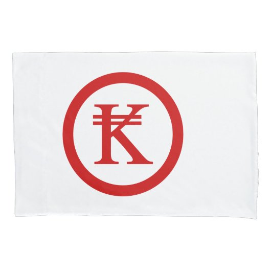 Laos Kip Lao/Laotian Money Sign Kussensloop (Voorkant)