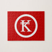 Laos Kip Lao/Laotian Money Sign Legpuzzel (Horizontaal)