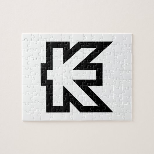 Laos Kip Lao/Laotian Money Sign Legpuzzel (Horizontaal)