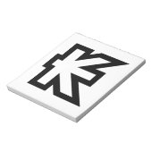 Laos Kip Lao/Laotian Money Sign Notitieblok (Linkerzijde)