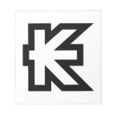 Laos Kip Lao/Laotian Money Sign Notitieblok (Voorkant)