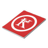 Laos Kip Lao/Laotian Money Sign Notitieblok (Linkerzijde)