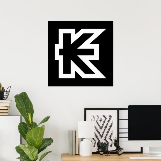 Laos Kip Lao/Laotian Money Sign Poster (Thuiskantoor)