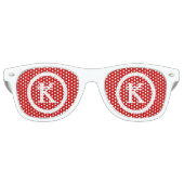 Laos Kip Lao/Laotian Money Sign Retro Zonnebril (Voorkant)