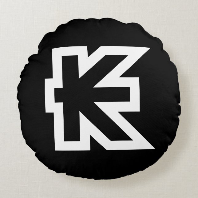 Laos Kip Lao/Laotian Money Sign Rond Kussen (Voorkant)