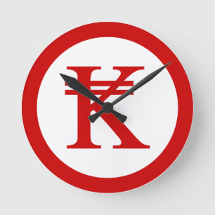 Laos Kip Lao/Laotian Money Sign Ronde Klok