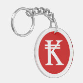 Laos Kip Lao/Laotian Money Sign Sleutelhanger (Voorkant Links)