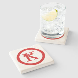 Laos Kip Lao/Laotian Money Sign Stenen Onderzetter