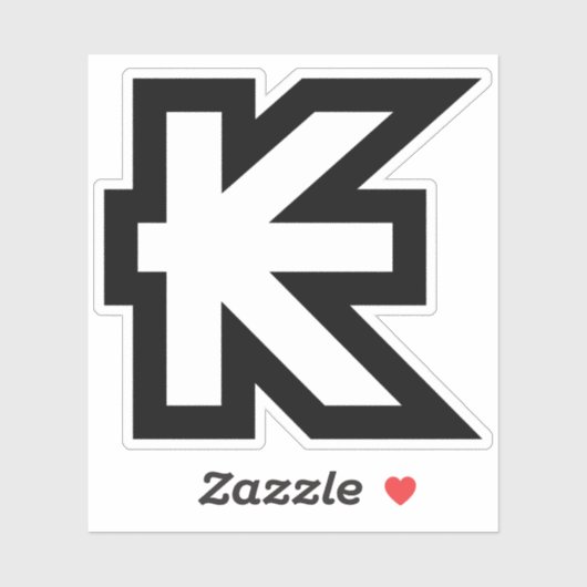 Laos Kip Lao/Laotian Money Sign Sticker (Vel)