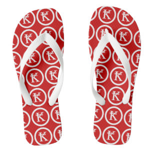 Laos Kip Lao/Laotian Money Sign Teenslippers