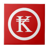 Laos Kip Lao/Laotian Money Sign Tegeltje (Voorkant)