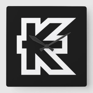 Laos Kip Lao/Laotian Money Sign Vierkante Klok