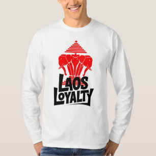 Laos: LAOS LOYALITEIT 3OLIFANTEN T-shirt