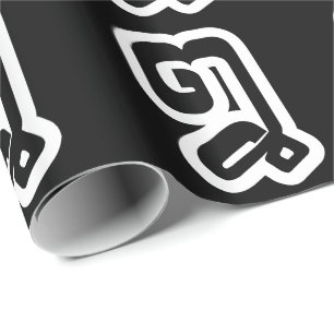 Laos / Laos Number 8 / 8 / ໘ (Bad/Paet) Laotiaans Cadeaupapier