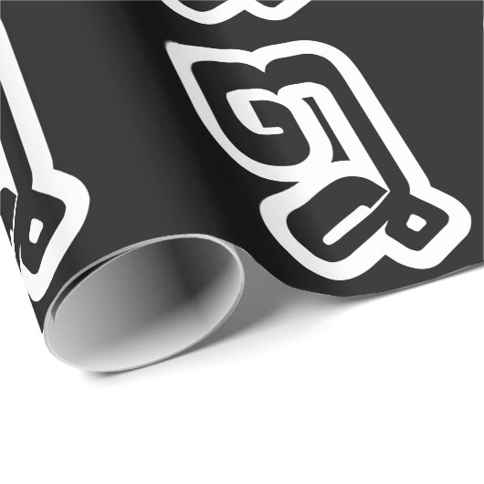 Laos / Laos Number 8 / 8 / ໘ (Bad/Paet) Laotiaans Cadeaupapier (Rol Hoek)