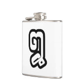 Laos / Laos Number 8 / 8 / ໘ (Bad/Paet) Laotiaans Heupfles (Links)