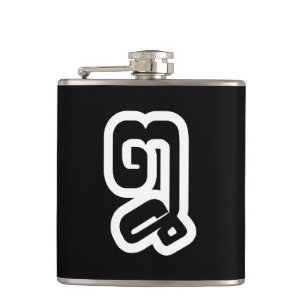 Laos / Laos Number 8 / 8 / ໘ (Bad/Paet) Laotiaans Heupfles