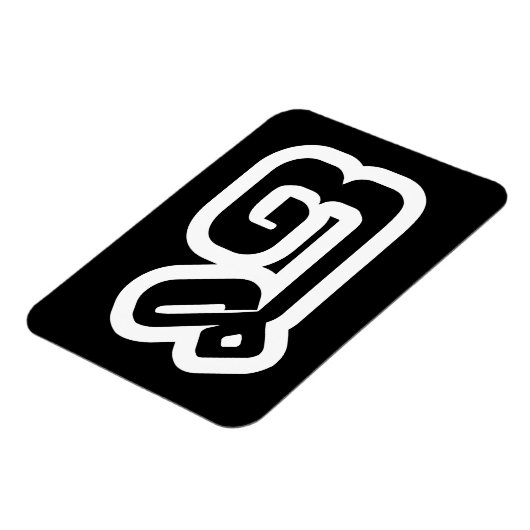 Laos / Laos Number 8 / 8 / ໘ (Bad/Paet) Laotiaans Magneet (Linkerzijde)