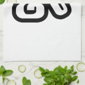 Laos / Laos Number 8 / 8 / ໘ (Bad/Paet) Laotiaans Theedoek (Gevouwen)