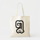 Laos / Laos Number 8 / 8 / ໘ (Bad/Paet) Laotiaans Tote Bag (Voorkant)