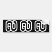 Laos / Laos Number Nine / 9 / ໙ (Kao/Gao) Laotiaan Bumpersticker (Voorkant)