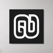 Laos / Laos Number Nine / 9 / ໙ (Kao/Gao) Laotiaan Canvas Afdruk (Voorkant)