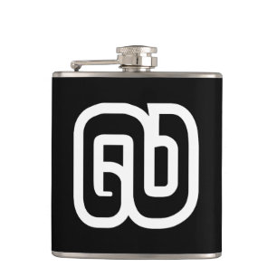 Laos / Laos Number Nine / 9 / ໙ (Kao/Gao) Laotiaan Heupfles