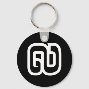 Laos / Laos Number Nine / 9 / ໙ (Kao/Gao) Laotiaan Sleutelhanger