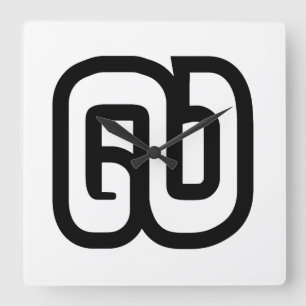 Laos / Laos Number Nine / 9 / ໙ (Kao/Gao) Laotiaan Vierkante Klok