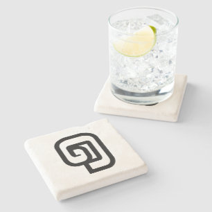 Laos / Laos Nummer 1 / 1 / ໑ (Nung/Nueng) Laotiaan Stenen Onderzetter