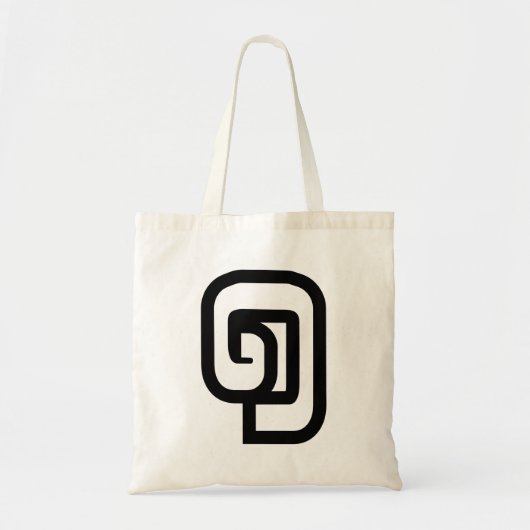 Laos / Laos Nummer 1 / 1 / ໑ (Nung/Nueng) Laotiaan Tote Bag (Voorkant)