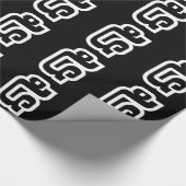 Laos / Laos Nummer 5 / 5 / ໕ (Haa/ha) Laotiaans Cadeaupapier (Hoek)