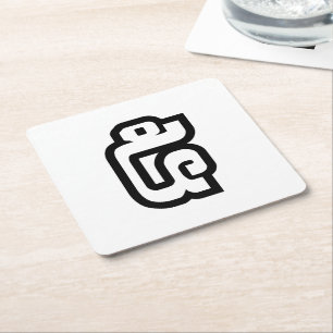 Laos / Laos Nummer 5 / 5 / ໕ (Haa/ha) Laotiaans Kartonnen Onderzetters