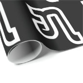 Laos / Laos Nummer 7 / 7 / ໗ (Jet/Chet) Laotiaans Cadeaupapier (Rol Hoek)