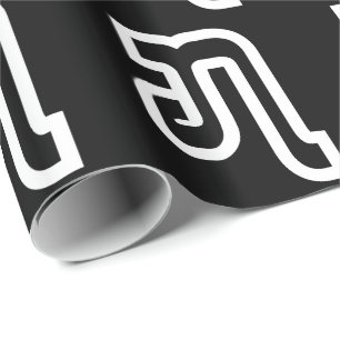 Laos / Laos Nummer 7 / 7 / ໗ (Jet/Chet) Laotiaans Cadeaupapier