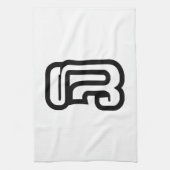 Laos / Laos Nummer drie / 3 / ໓ (Sam) Laotiaans Theedoek (Verticaal)