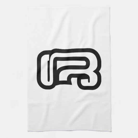 Laos / Laos Nummer drie / 3 / ໓ (Sam) Laotiaans Theedoek (Verticaal)