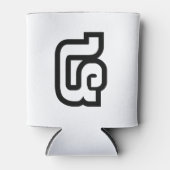 Laos / Laos Nummer vier / 4 / ໔ (zie/Si) Laotiaans Blikjeskoeler (Voorkant)