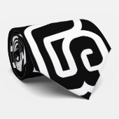 Laos / Laos Nummer vier / 4 / ໔ (zie/Si) Laotiaans Stropdas (Opgerold)