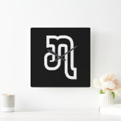 Laos / Laos nummer zeven / 7 / ໗ (Jet/Chet) Laotia Vierkante Klok (Huis)