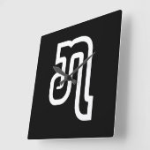 Laos / Laos nummer zeven / 7 / ໗ (Jet/Chet) Laotia Vierkante Klok (Hoek)