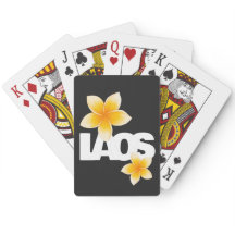 Laos Liefde Frangipani Bloem Wit en Zwart