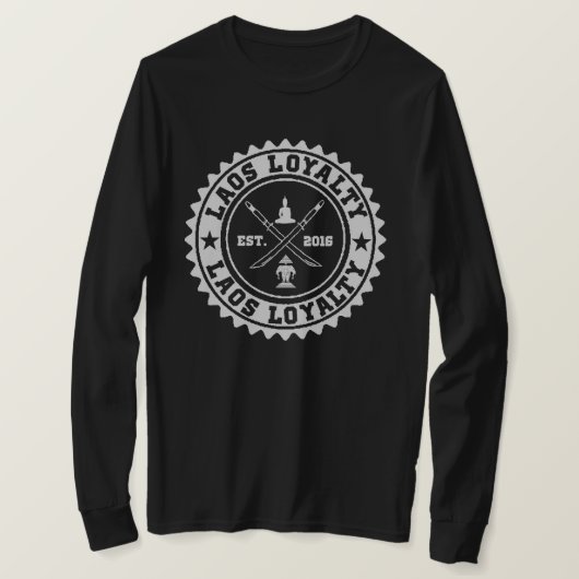 Laos Loyalty en Sword Hoodie T-shirt (Design voorkant)