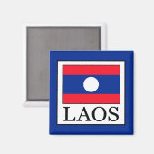 Laos Magneet (Voorkant / Achterkant)